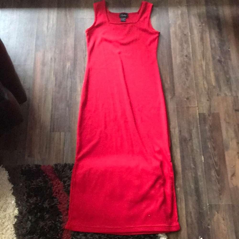 Sexy red dress
